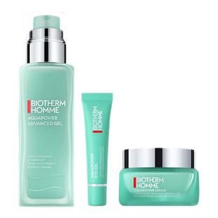 Biotherm/碧欧泉水动力三件套男士护肤套装补水保湿控油乳液面霜