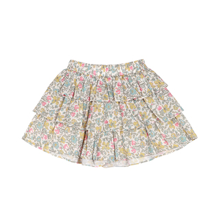 小O宝Okids童装宝宝碎花短裙裤女薄款2026夏季新款女童荷叶蛋糕裙