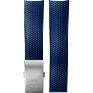 适配浪琴康卡斯表带GMT氟橡胶潜水新款康卡斯悦动系列手表带胶带