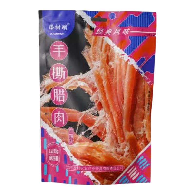 陕西漆树坝手撕腊肉休闲小零食拆猪肉类