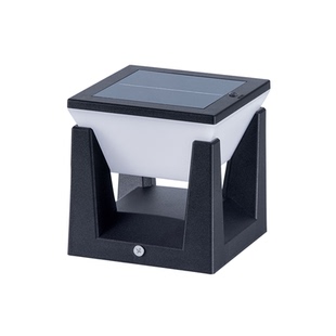 太阳能柱头灯户外庭院灯别墅大门柱子灯草坪灯室外灯防水庭院墙灯