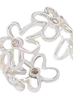 金属镂空戒指女温柔气质可调节