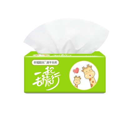 幸福阳光抽纸3层20包110抽餐巾纸