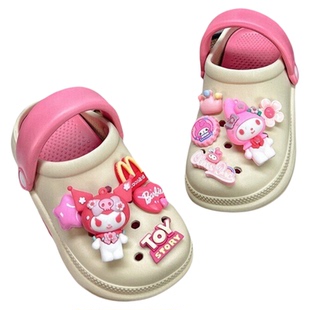 儿童洞洞鞋女孩2026新款今年流行爆款网红超火女童夏季凉拖鞋女款