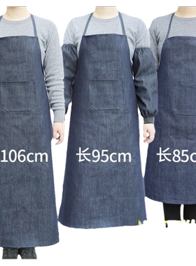 劳保防污加厚耐磨帆布工作服围腰