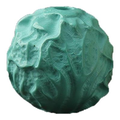 蓝绿松石散珠爱心百香籽钱袋手串