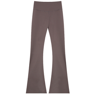 高个子加长裤子女微喇瑜伽裤2025新款秋冬加绒高腰紧身喇叭鲨鱼裤