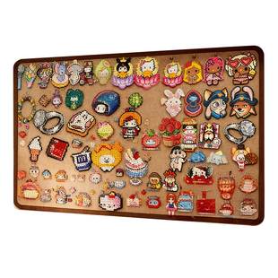 拼豆毛毡板收纳展示板成品照片墙背景板魔术贴墙面粘相片吧唧展示羊毛墙贴软木板免打孔拍立得装饰书桌留言板