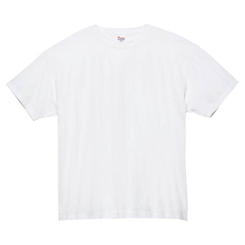 Printstar250g重磅短袖纯色小领口宽松圆领二本针印花定制团体服