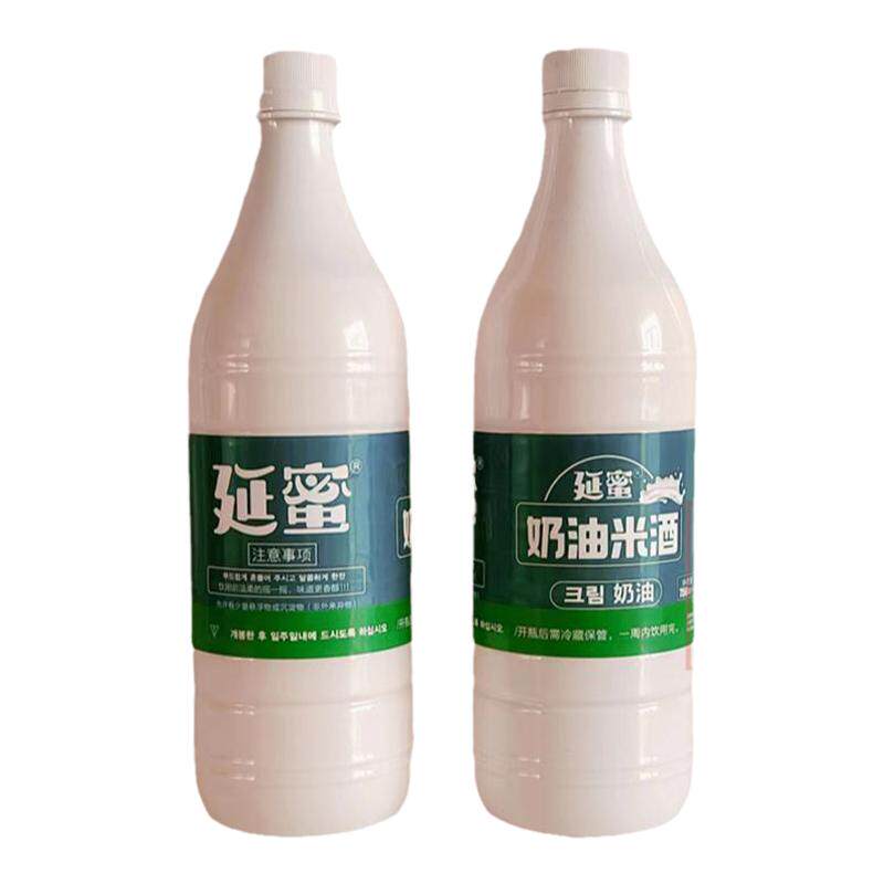 延边朝鲜族延蜜甜米酒网红爆款奶油芒果蜜桃原味抖音同款750ml