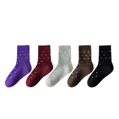 防裂袜护脚后跟干裂冬季保湿纯棉