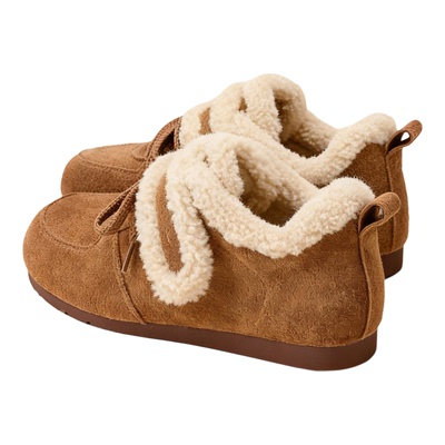 星期六平底时尚休闲鞋全包暖和