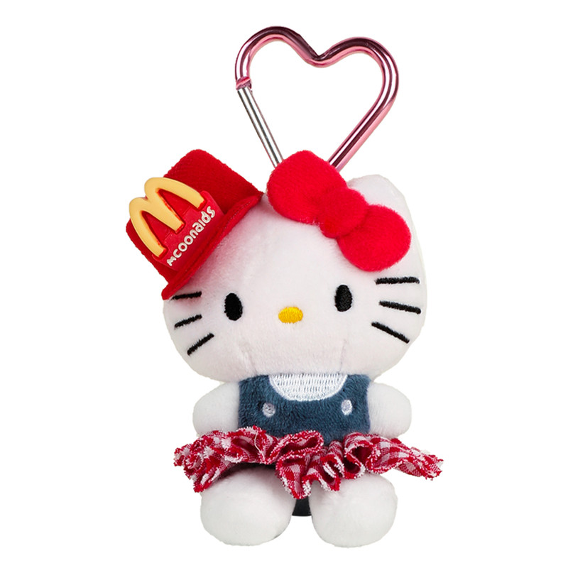 正版helloKitty格子裙麦当劳挂件