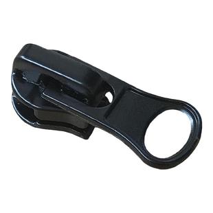 4号拉链头尼龙拉链拉头正装反装拉锁头鞋子衣服拉链配件黑色拉头