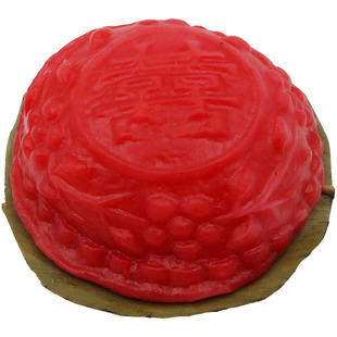 莆田特产红团饼传统糯米馅绿豆馅糕点农家自制小吃5个二件包邮