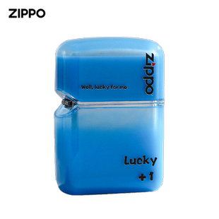 zippo打火机夜光流沙 官方旗舰芝宝亚克力外壳送男友情人节礼物