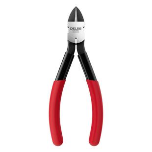 德力西电气水口钳工业级高达模型剪钳电子钳斜口钳小钳子电工专用