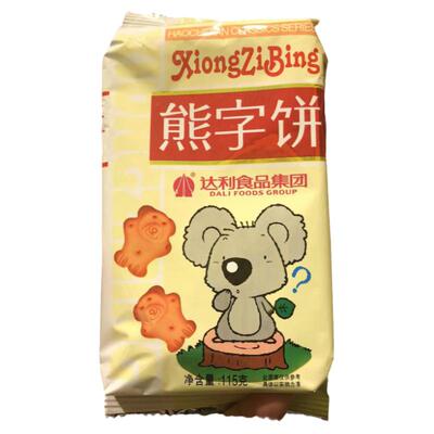 达利园好吃点熊字饼酥性饼干盒装