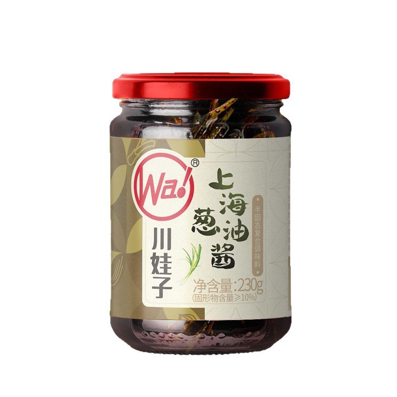 川娃子上海葱油酱230g拌面酱汁香甜炸酱面酱料拌饭拌粉面条调味酱