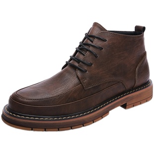 冬季男鞋增高鞋男10cm8cm6cm韩版百搭真皮男士内增高英伦休闲皮鞋