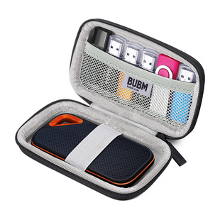 适用Sandisk闪迪固态硬盘保护套E60 E80收纳包E30 E61 E81 1T 2T 4Twd西部数据2.5英寸移动硬盘收纳盒硬壳包