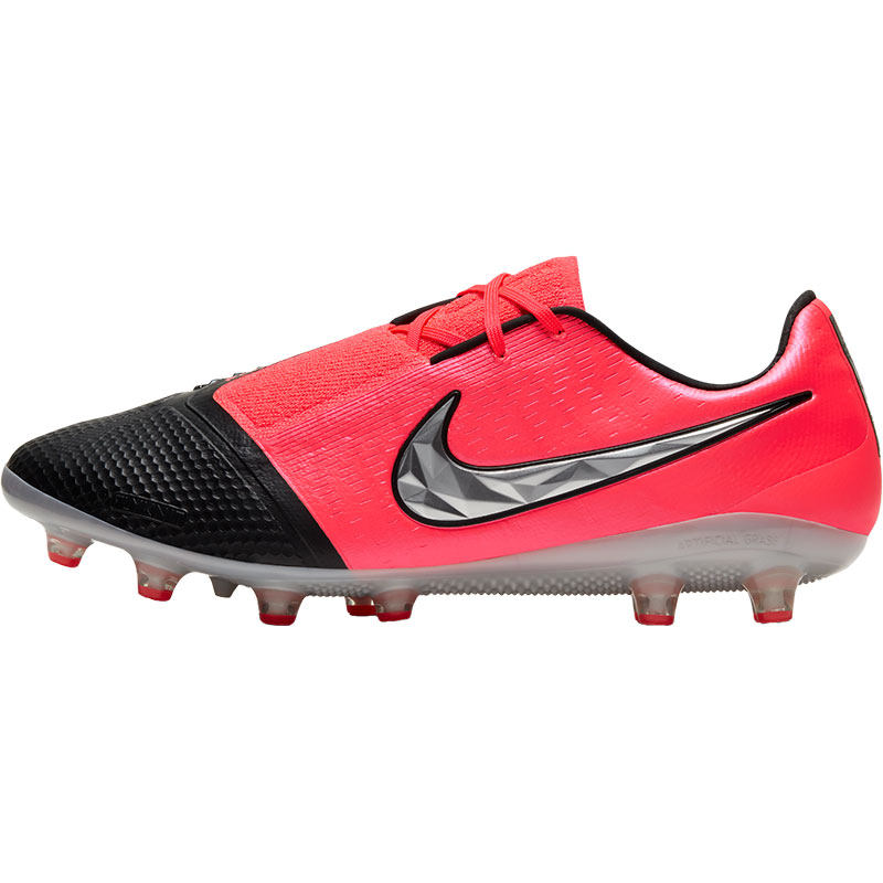 Nike/耐克玫红黑色灰色男子运动休闲比赛低帮足球鞋AO0576-606