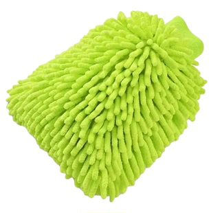 洗车擦车雪尼尔手套柔软长绒双面擦车布长毛加厚汽车毛巾清洁工具