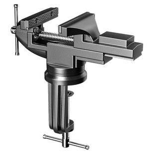 易之力台钳小型台虎钳多功能小虎钳台工业级虎钳夹具固定器工作台