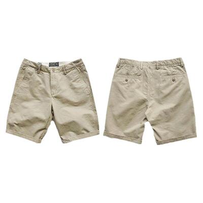纯棉短裤chino阿美咔叽重磅