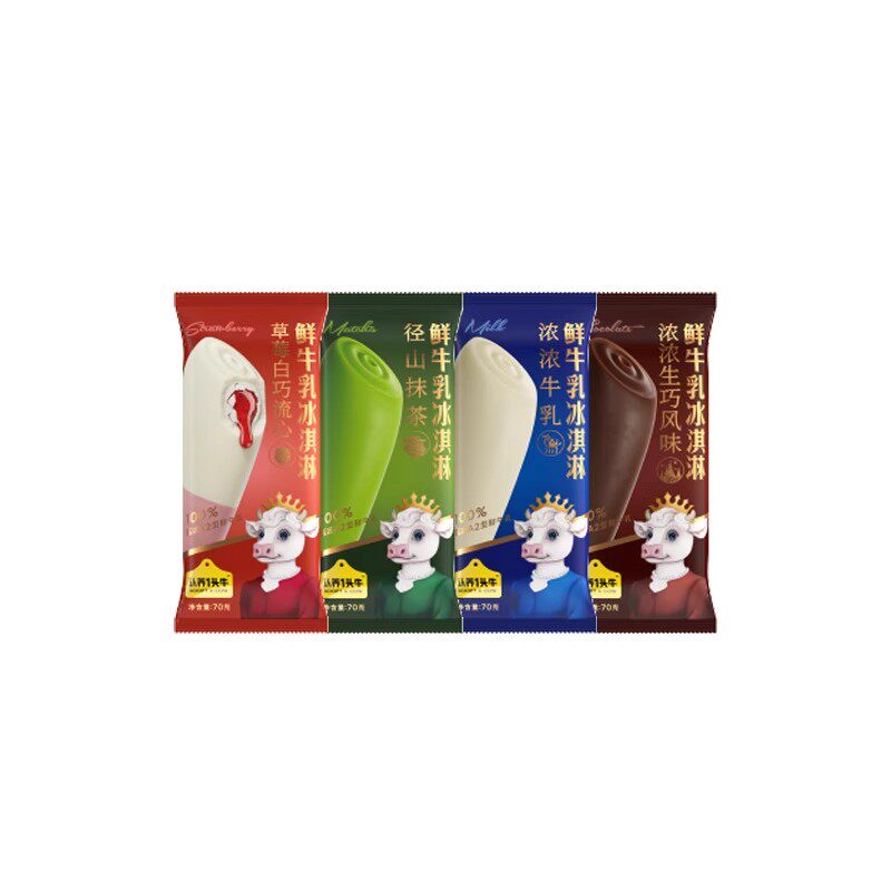 爆款认养一头牛鲜牛乳生巧草莓