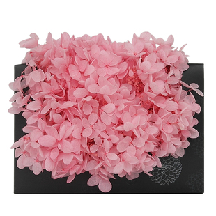 木绣球永生花中号花瓣玻璃罩礼盒钥匙扣礼盒diy制作花材新娘头饰