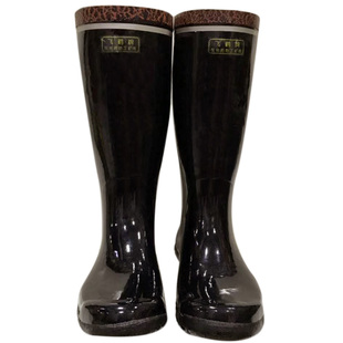 飞鹤 高筒雨鞋 煤矿矿工劳保雨鞋 半筒橡胶水鞋 中筒工矿靴男雨鞋