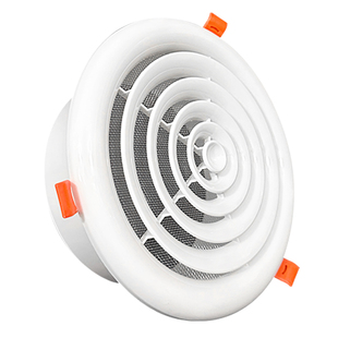 卡扣式新风口圆形出风口进气排气口室内新风系统吊顶通风换气口罩