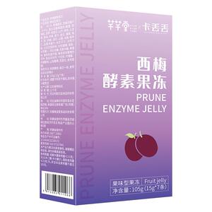 0脂西梅酵素果冻益生元白芸豆果蔬果冻