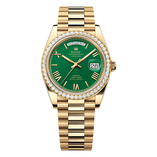 瑞士正品劳力男士手表全自动机械时尚经典赌桌绿日志型防水手表男