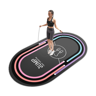 瑜伽地垫跳绳垫静音减震隔音垫家用加厚防滑室内长地毯无绳初学者