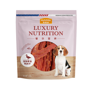 麦富迪 宠嗝 狗零食鸭肉干鸭胸肉干条贵宾泰迪金毛通用磨牙训犬