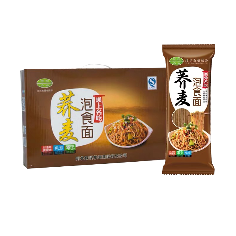 绿坝免煮荞麦面低脂速食
