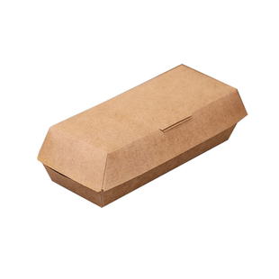 包邮 热狗盒 白色热狗食品纸盒 花色热狗盒  无印刷烤地瓜纸盒