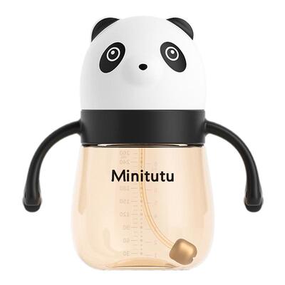Minitutu熊猫奶瓶PPSU儿童水杯