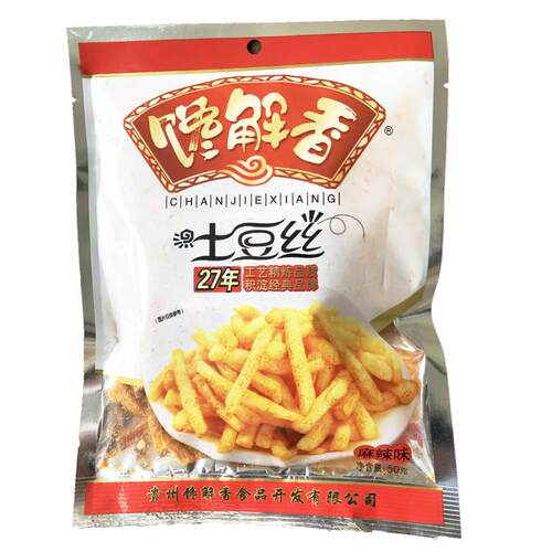 馋解香贵州网红零食麻辣味土豆丝香辣味开阳特产薯条洋芋丝小零食