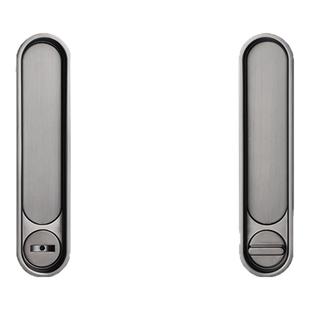 普佰特口袋门锁木移门锁卫生间卧室厨房推拉门专用锁平移侧装拉手