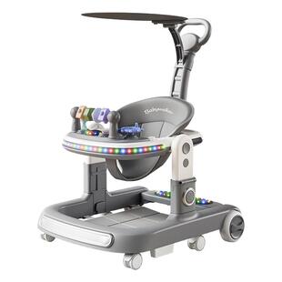 儿童学步车防o型腿婴儿防侧翻可折叠手推车宝宝可坐可推行起步车