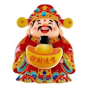 壹伽百货冰箱贴可旋转磁吸创意招财猫新年财源滚滚送财装饰冰箱贴