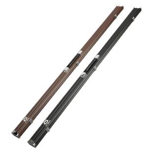 奥秘铝盒金双槽通杆台球杆盒斯诺克黑8黑八桌球杆盒大头九球杆盒