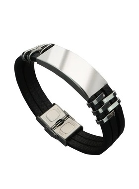 刻字不锈钢防水运动手链