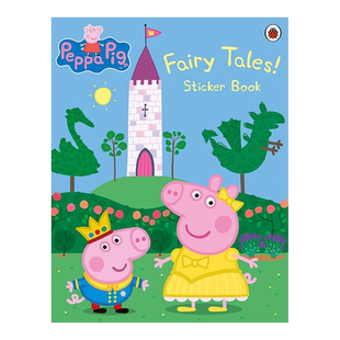 【预售】【小猪佩奇】童话故事（贴纸书） 【Peppa Pig】Fairy Tales! Sticker Book英文儿童绘本原版图书进口书籍Ladybird