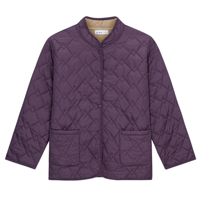 铜牛羊毛绗缝棉保暖女外套 2025秋冬新款休闲上衣棉衣棉服女VS345