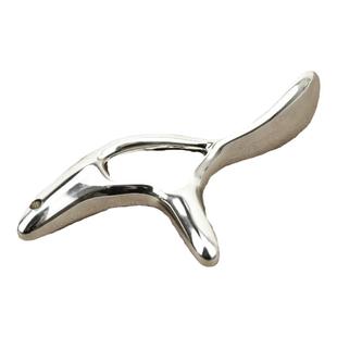 不锈钢金属三角雀按摩器脚底经络疏通按摩棒锥足底穴位点穴棒工具