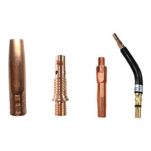 黑狼200A二保焊枪配件180保护套紫铜导电嘴连杆导丝杆弯管送丝管